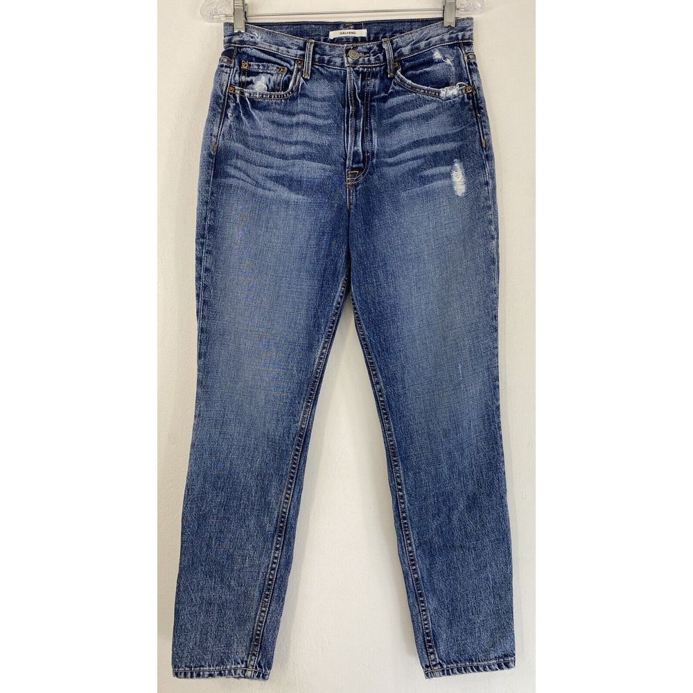 GRLFRND Karolina Told You So Jeans Women’s 28 Slightly Distressed‎ Blue Denim